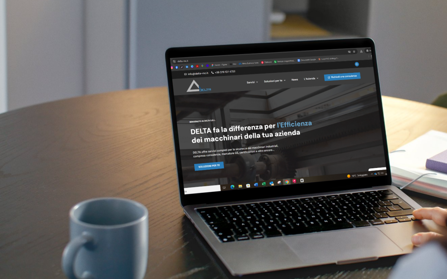 Delta MC – Creazione sito web